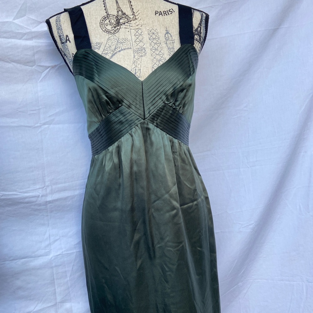 Banana Republic Green and Black Dress